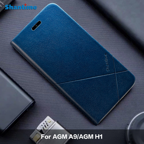 Funda de cuero para AGM A9, funda para AGM H1, AGM A9 JBL, AGM X2, AGM X2 SE ► Foto 1/6