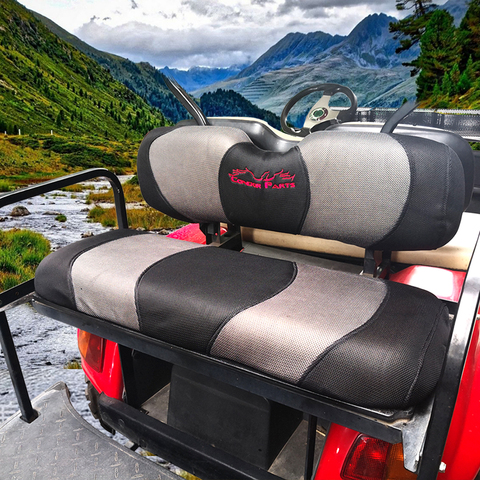 De Condor a Universal carro de Golf trasero Set de funda de asiento con transpirable, lavable paño de malla de poliéster para carrito de Golf los asientos traseros ► Foto 1/6