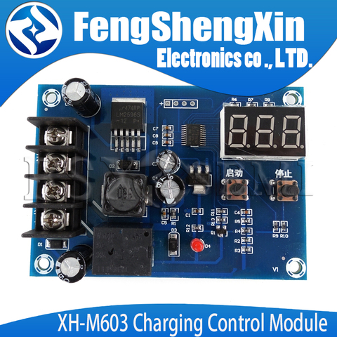XH-M603 módulo de Control de carga Digital pantalla LED almacenamiento cargador de batería de litio Control Protección del interruptor Junta ► Foto 1/1