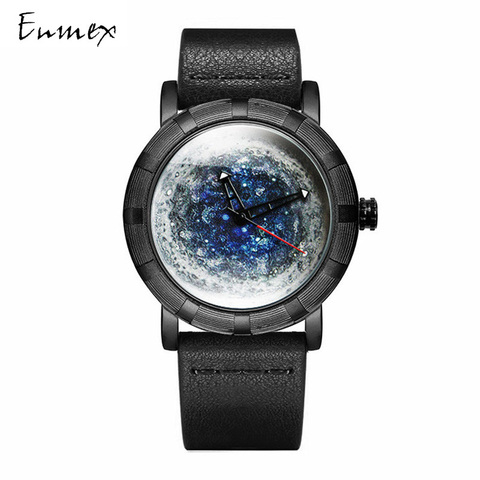 Enmex-Reloj de pulsera con correa de cuero, reloj de pulsera con correa de cuero, resistente al agua, elegante, de cuarzo, estilo creativo, 2022 ► Foto 1/1