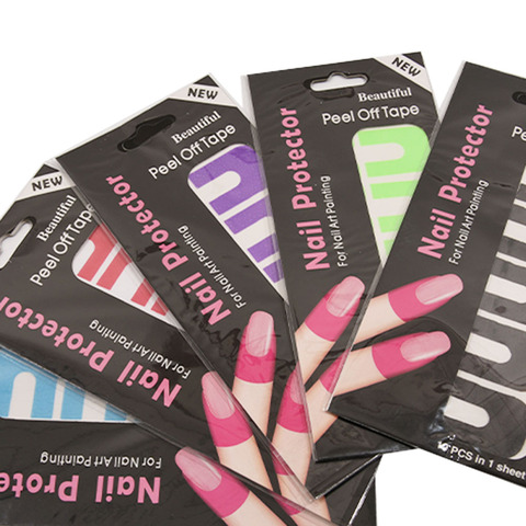 Esmalte de uñas en forma de U, 10 Uds. En 1, antiderrames y desbordamiento ► Foto 1/6