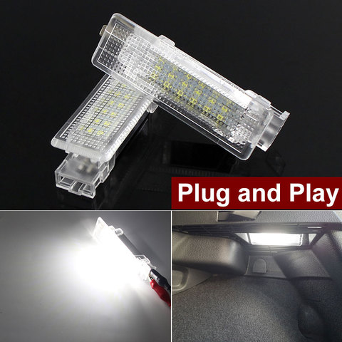 LED compartimiento de equipaje maletero de luces 12V para VW Caddy Eos Golf Jetta Passat CC Scirocco Sharan Tiguan, Touran, Touareg, T5 ► Foto 1/6