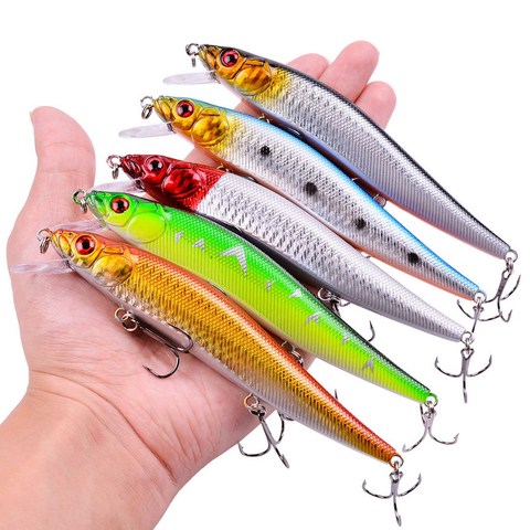 Señuelos de Pesca Minnow, 1 Uds., 14 cm, 23g, Wobbler, cebos duros, Crankbait, ABS, Artificial, aparejo de pesca de Lucio ► Foto 1/6