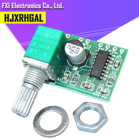 AMPLIFICADOR DE POTENCIA de 5V de 5V de la tarjeta de 2 canales 3W Control de volumen/alimentación del USB ► Foto 1/2