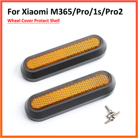 Funda protectora de rueda para patinete eléctrico Xiaomi Pro 2/1s/M365, piezas reflectantes de seguridad frontal y trasera ► Foto 1/6