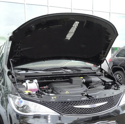 Capó delantero modificado para Chrysler Pacifica 2009-2016, muelle de Gas, elevador de fibra de carbono, compatible con amortiguadores de varilla ► Foto 1/6
