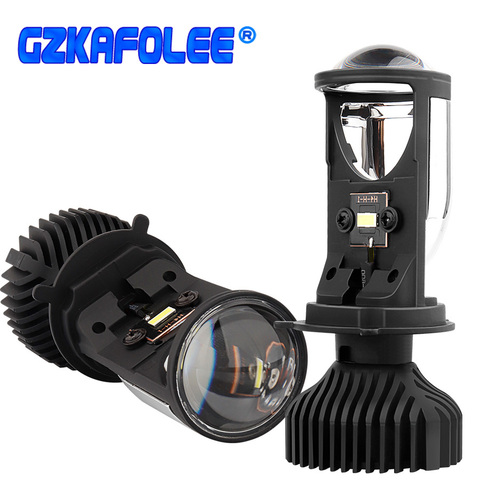 Canbus-Kit de conversión de bombilla automotriz, lámpara LED Mini Canbus H4, 14000LM, Faro de haz de luz bajo, 12V/24V, LHD RHD, 90 w/par ► Foto 1/6