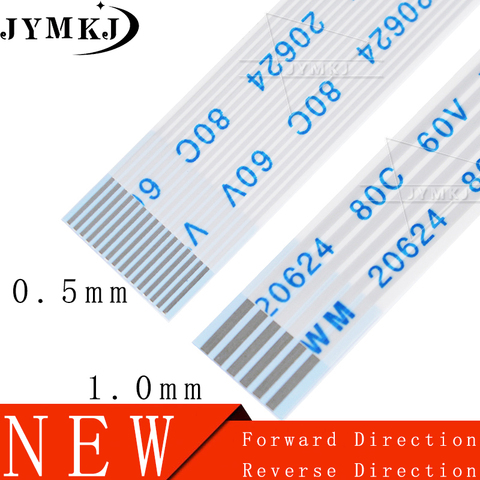 10 Uds. De cable plano flexible, cable plano y flexible, FFC FPC AWM 20624 80C 60V VW-1 1,0 MM 4/5/6/8/10/12/14/16/18/20/24/26/30 Pin ► Foto 1/6