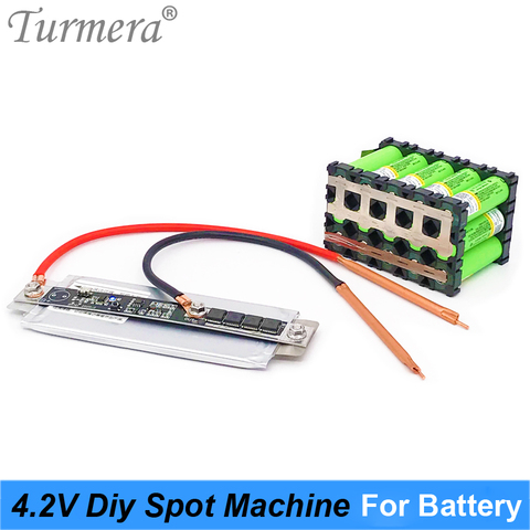 Máquina soldador por puntos DIY de 4,2 V, para soldar con batería 18650 26650 32700, paquete de batería de níquel de 0,15mm, pluma de soldadura Turmera ► Foto 1/6