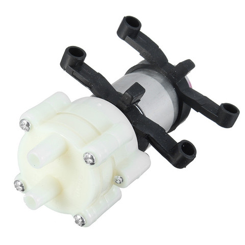 Mini bomba de diafragma de imprimación, Motor de pulverización de 12V, Micro bombas para dispensador de agua de 90mm x 40mm x 35mm, succión máxima de 2m ► Foto 1/6