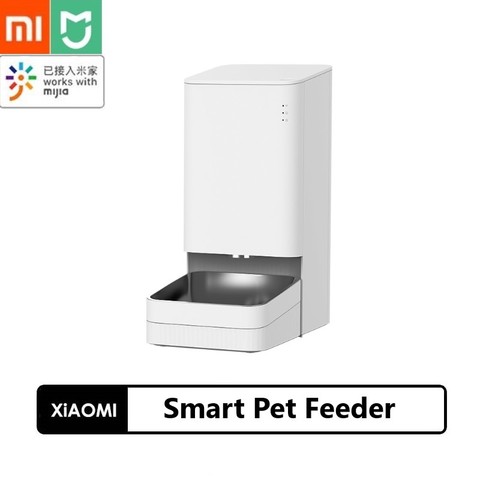 Xiaomi-comedero inteligente para mascotas, Control remoto por voz, alimentación automática normal cuantitativa con aplicación Mijia Pet ► Foto 1/6