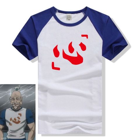 Camiseta de Cazador X Hunter Japón nuevo Anime cazador de lsaac Netero Cosplay camiseta ► Foto 1/6