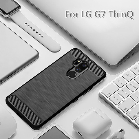 TPU cubierta protectora para LG G7 ThinQ teléfono móvil caso Multicolor cubierta de piel para LG G7 a prueba de golpes a prueba de caja protectora TXTB1 ► Foto 1/6