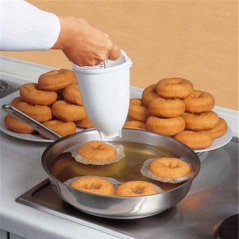 Máquina para hacer rosquillas de plástico, herramienta de moldeo, bricolaje, cocina, pastelería, hornear ► Foto 1/6