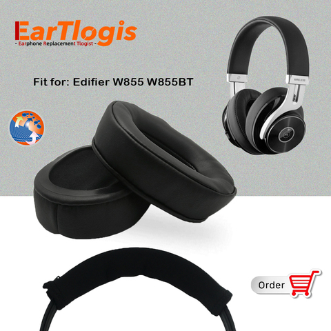 Almohadillas de repuesto para auriculares Edifier W855, W855BT, W-855, W-855BT W, 855, 855BT, funda, cojín de tazas ► Foto 1/6