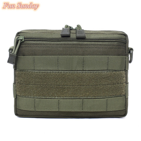 Bolsa organizadora de utilidad Molle de nailon táctico EDC, bolsa de herramientas, chaleco, bolsa de cintura, bolsa de almacenamiento impermeable para artículos diversos de campo para exteriores ► Foto 1/6