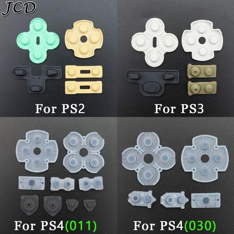 JCD conductor de silicona almohadillas de goma D para Sony PlayStation 4 PS4 JDM-001 011 030 para PS2 PS3 botones del controlador de contacto de goma ► Foto 1/6