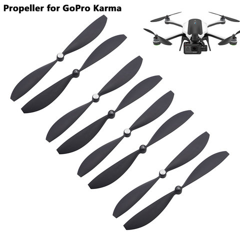 8 Uds de Repuesto de la Hélice para GoPro Karma Drone accesorios de liberación rápida auto bloqueo hélice cuchillas CW, CCW accesorios de Kits ► Foto 1/6