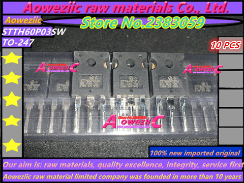 Aoweziic 100% nuevo original importado STTH60P03SW STTH60P03 TO-247 rectificador de recuperación rápida 60A 300V ► Foto 1/2