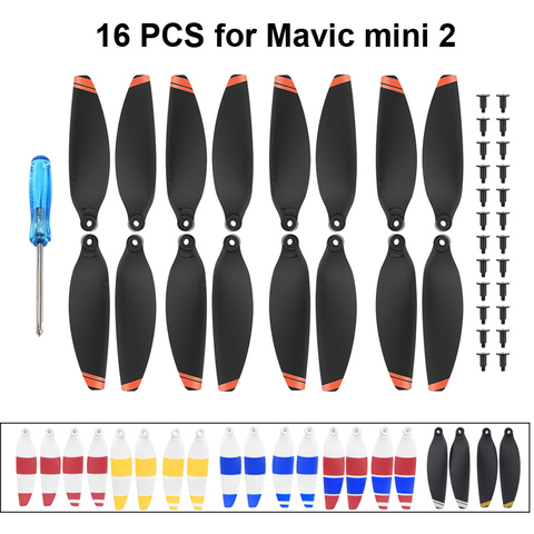 Accesorios de Hélice para Dron DJI Mini 2, piezas de repuesto para ventilador de ala ligera, accesorio Mavic mini 2, 4 pares, 4726 ► Foto 1/6