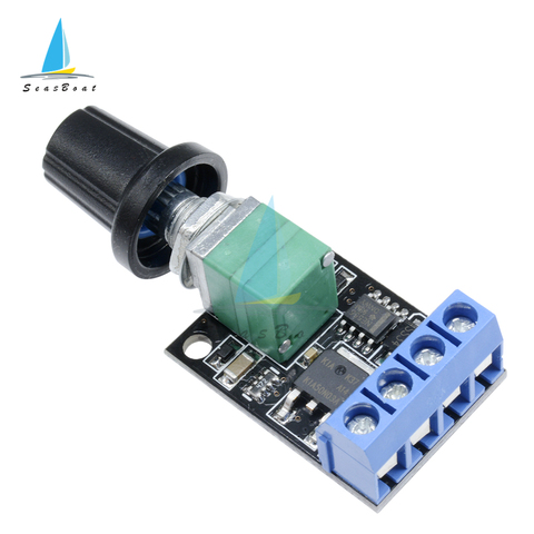 DC 5V-16V 10A PWM controlador de velocidad del Motor de CC gobernador continua regulador de velocidad LED Dimmer para Control de luz LED 12V ► Foto 1/6