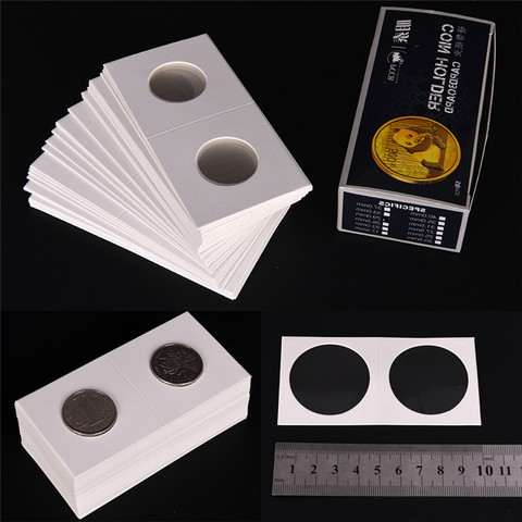 Caja protectora para guardar monedas, 50 Uds., con Clip para guardar monedas, 23-40mm ► Foto 1/6