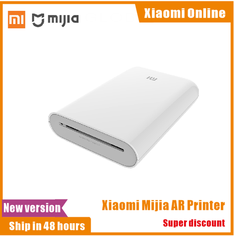 Xiaomi Mijia-Impresora portátil de fotos, dispositivo para imprimir fotografías AR, 300dpi, miniatura y portable, de bolsillo, con DIY Share, 500mAh, máquina con papel de impresión ► Foto 1/6