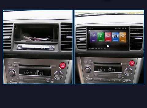 Android 8,1 reproductor de DVD del coche de navegación GPS para Subaru Outback 2004-2006 para Subaru Legacy 2004-2007 grabadora de Radio de Auto ► Foto 1/6