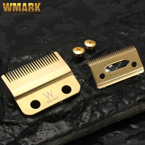 WMARK W-2 profesional tambalearse-diente 2-agujero cortador de cuchilla 2161 La tambalearse-diente hoja para WAHL con tornillo sin aceite ► Foto 1/5