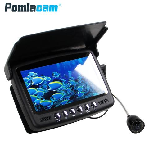 Kit de cámara de monitor de 4,3 pulgadas, 1000TVL, visión nocturna, videocámara de pesca en hielo subacuática, buscador de peces de vídeo Visible ► Foto 1/5