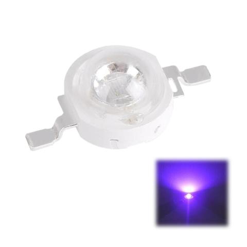 10 piezas 3 W LED negro bombillas de luz de la lámpara de luz UV Chips UV395-400Nm LED luces ultravioleta para el escaneo de la impresora ► Foto 1/6