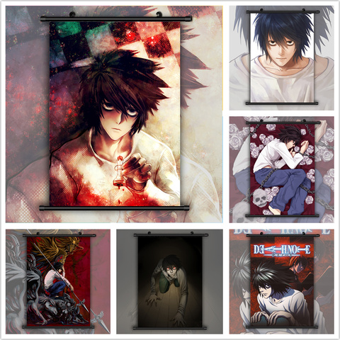 La nota de muerte L Lawliet Anime pared cartel desplazamiento ► Foto 1/6