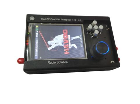 Dispositivo PORTAPACK H2 + HACKRF ONE SDR Radio, accesorios con Havoc Firmware, 0,5ppm TCXO GPS, pantalla táctil LCD de 3,2 pulgadas, batería de 1500mAh con funda de metal, 2022 ► Foto 1/6