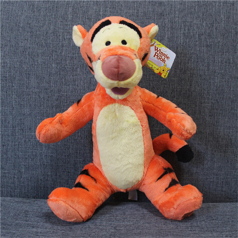 35-40cm Winnie el Pooh Tigger de peluche juguetes de peluche Kawaii lindo tigre de peluche de felpa muñecas de calidad superior regalos suaves para niños 35cm ► Foto 1/5