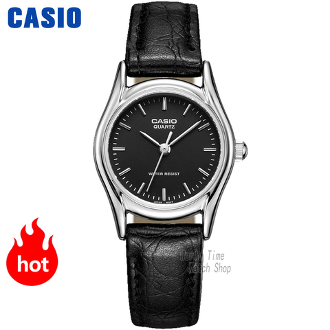 Reloj Casio para mujer Relojes de lujo de la mejor marca. Reloj de cuarzo resistente al agua. Señoras regalos. Reloj de cuero Часы женские relogio feminino  montre homme bayan kol saati zegarek damski LTP-1094 ► Foto 1/6