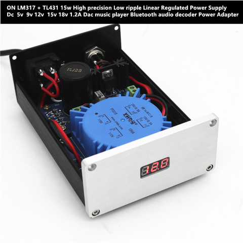 ONLM317-fuente de alimentación regulada lineal para reproductor de música DAC, decodificador de audio, alta precisión, baja onda, 5v Dc 12v 1.2A ► Foto 1/6
