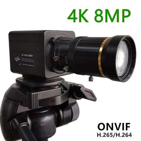 HQCAM-minicámara IP 4K de 8MP y 8MP, sensor CMOS, cámara IP de seguridad CCTV, H.265, caja de Audio, detección de movimiento, ONVIF, P2P, 15FPS ► Foto 1/6