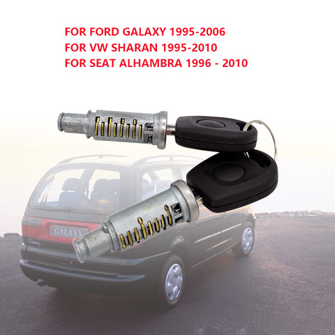 Kit de reparación de cilindro de cerradura de puerta, para VW, SHARAN, SEAT, ALHAMBRA, FORD GALAXY, frontal, izquierda, derecha, 6K0837223A, 6K0837205, 6K0837206 ► Foto 1/4