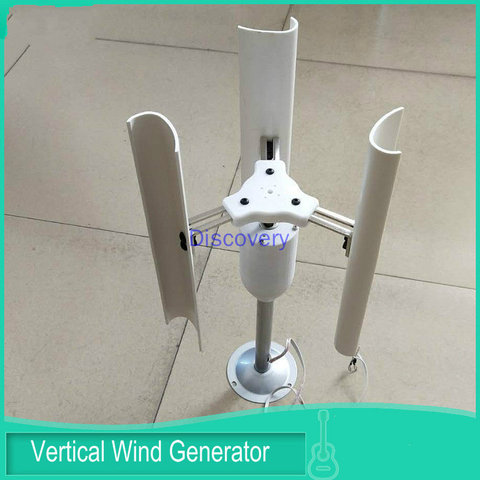 Generador de imán permanente trifásico, modelo de turbina eólica con eje Vertical, juguete de molino de viento, fabricación de luz nocturna ► Foto 1/5
