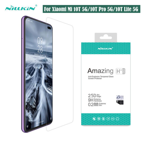 Para Xiaomi Mi 10T Mi10T Pro 5G vidrio templado de Nillkin H + PRO 2.5D Anti-explosión de la pantalla de cristal Protector para Xiaomi Mi 10T Lite 5G ► Foto 1/6