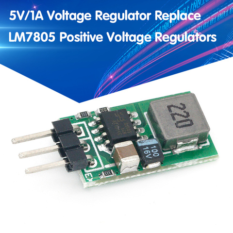 Regulador de voltaje de DC5.5-32V a 5V/1A, reemplaza a-220 LM7805 5V, reguladores de tensión positivos, entrada de 5,5-32v a 5V 1A ► Foto 1/6