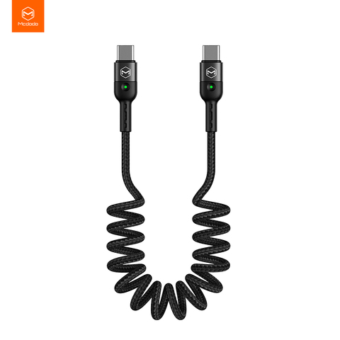 Mcdodo-Cable USB tipo C retráctil para Xiaomi Redmi QC4.0 PD 60W, Cable de carga rápida para MacBook Pro ► Foto 1/6