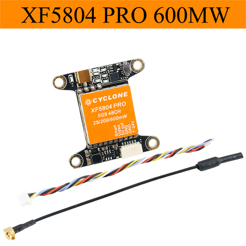 El ciclón XF5804 PRO vídeo FPV transmisor 5,8G 48CH 25/200 / 600mW OSD ajustable MMCX VTX ► Foto 1/6