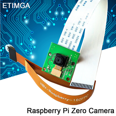 Frambuesa Pi Zero cámara con 16cm Cable 5MP tamaño Mini cámara de visión para el frambuesa Pi Zero W Pi 0 ► Foto 1/4