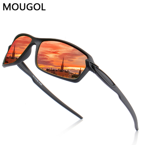 MOUGOL-gafas de sol polarizadas para hombre y mujer, lentes de sol clásicas  con espejo para conducir al aire libre, con montura de lujo, UV400 -  Historial de precios y revisión