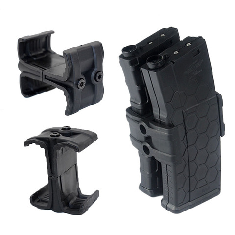 Clip táctico Rifle Dual paralelo revista para AK AR15 M4 Mag595 Airsoft enlace Universal cartucho redondo cargador de velocidad Accesorios ► Foto 1/6