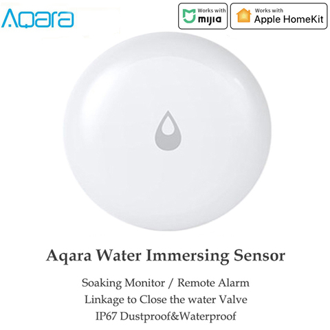 Aqara-Sensor de inmersión en agua IP67, Detector de fugas de agua por inundación para control remoto en casa, alarma, Sensor de remojo de seguridad por Mijia Apple homekit ► Foto 1/6