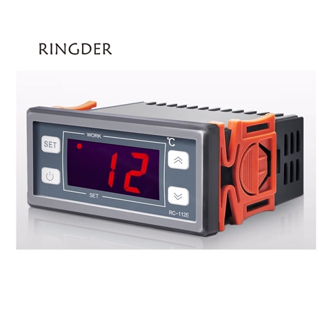 Ringler-Interruptor de relé de encendido/apagado de calor, termostato regulador de temperatura Digital Universal, RC-112E, 230V10A -40 ~ 99C ► Foto 1/6