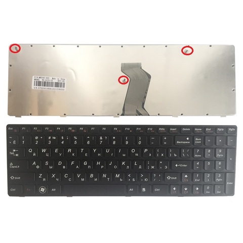 Nuevo teclado ruso para IBM LENOVO Ideapad G575 G570 Z560 Z560A Z560G Z565 G570AH G570G G575AC G575AL G575GL teclado portátil RU ► Foto 1/5