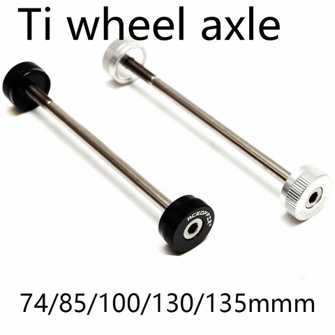 74 85 100 de 130 de 135mm y titanio Ti buje de bicicleta eje para Brompton bicicleta plegable de liberación rápida hub ► Foto 1/6